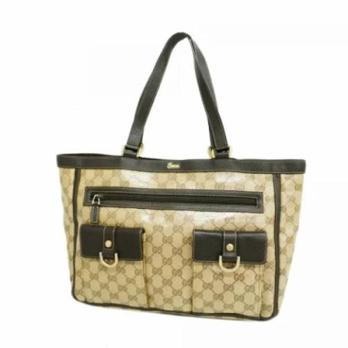 Pre-owned Canvas handbags Gucci Vintage , Brown , Dames