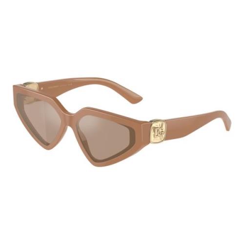 Stijlvolle zonnebril Dg4469 Dolce & Gabbana , Brown , Dames