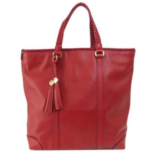 Pre-owned Leather gucci-bags Gucci Vintage , Red , Dames