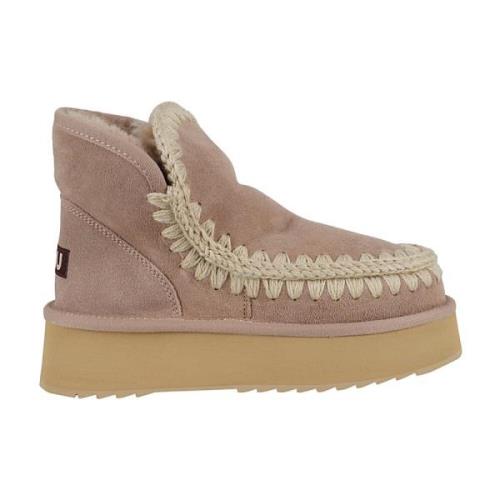 Eskimo Platform Laars Mou , Brown , Dames