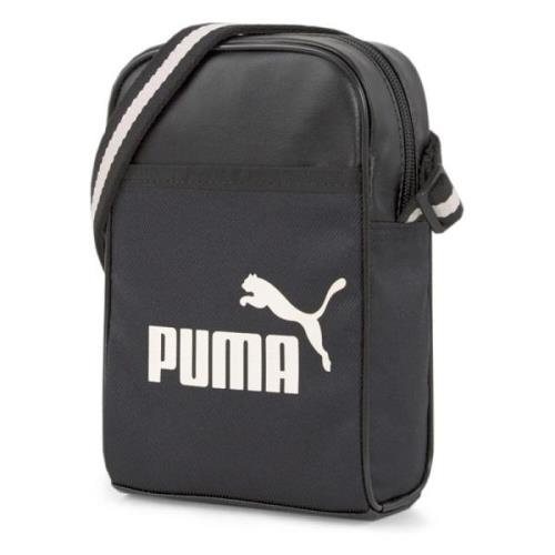 Campus Compact Draagbare Tas Puma , Black , Heren