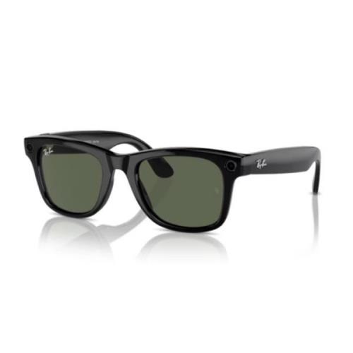 Stijlvolle Electro Zonnebril Ray-Ban , Black , Unisex