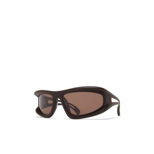 Stijlvolle zonnebril voor modeliefhebbers Mykita , Brown , Unisex