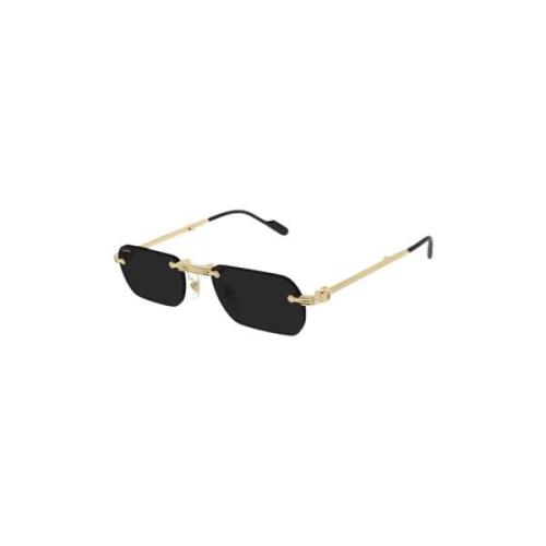 Stijlvolle zonnebril Mod. CT 0504 Cartier , Yellow , Unisex