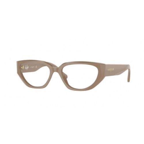 Stijlvolle Bril in Blauwe Kleur Vogue , Brown , Dames