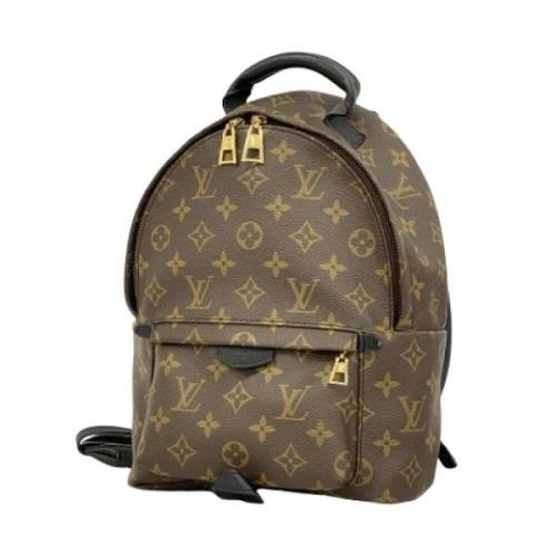 Pre-owned Canvas backpacks Louis Vuitton Vintage , Brown , Dames