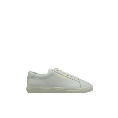 Klassieke Witte Sneakers Saint Laurent , Beige , Heren