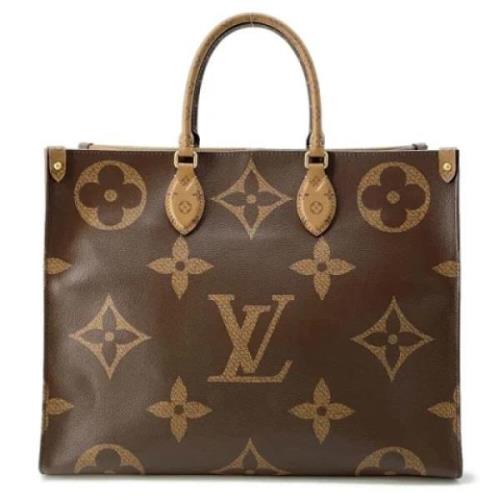 Pre-owned Canvas louis-vuitton-bags Louis Vuitton Vintage , Brown , Da...