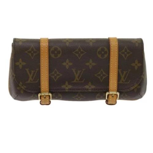 Pre-owned Canvas louis-vuitton-bags Louis Vuitton Vintage , Brown , Da...