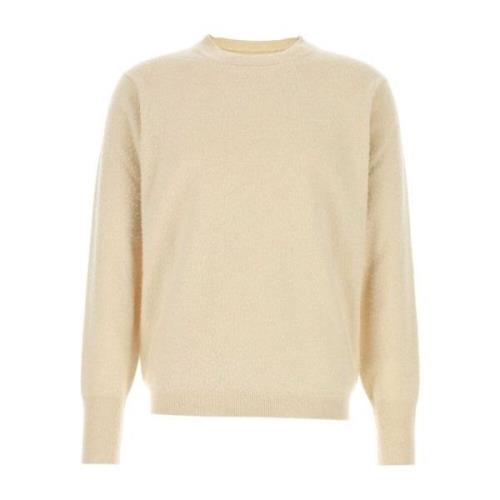 Zachte Cashmere Blend Sweater Maison Margiela , Beige , Heren