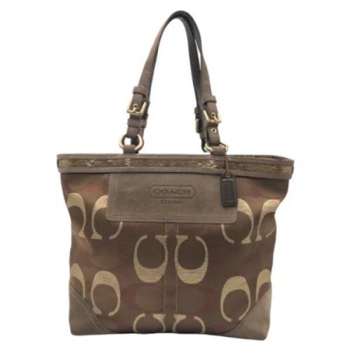 Pre-owned Canvas totes Coach Pre-owned , Brown , Dames