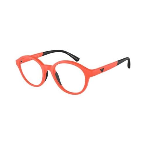 Stijlvolle Vista Zonnebril Emporio Armani , Orange , Unisex