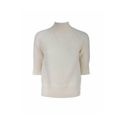 Korte Mouw Top Ermanno Scervino , Beige , Dames