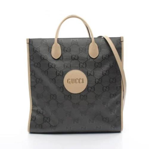 Pre-owned Canvas gucci-bags Gucci Vintage , Beige , Dames