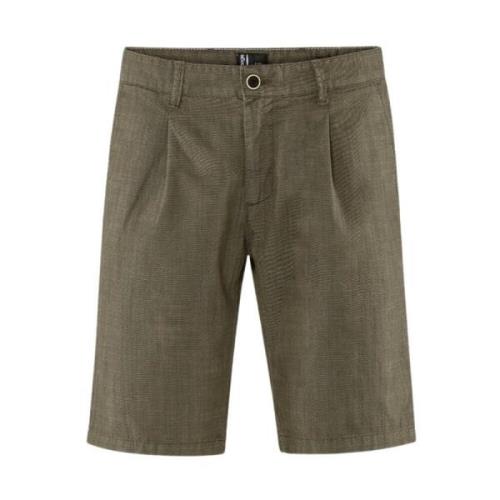 Comfortabele Chino Bermuda Shorts BomBoogie , Brown , Heren