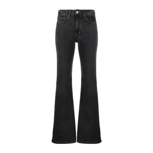 Zwarte Raven Straight Jeans Ksubi , Black , Dames