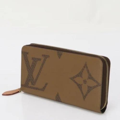 Pre-owned Canvas wallets Louis Vuitton Vintage , Brown , Dames