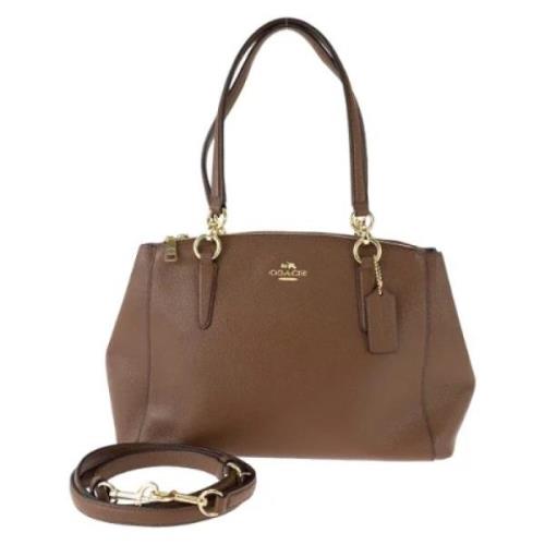 Pre-owned Leather totes Coach Pre-owned , Brown , Dames