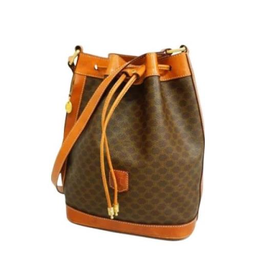 Pre-owned Canvas celine-bags Celine Vintage , Brown , Dames