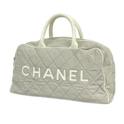 Pre-owned Canvas chanel-bags Chanel Vintage , Gray , Dames