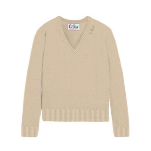 Stijlvolle Sweaters Collectie MC2 Saint Barth , Brown , Dames