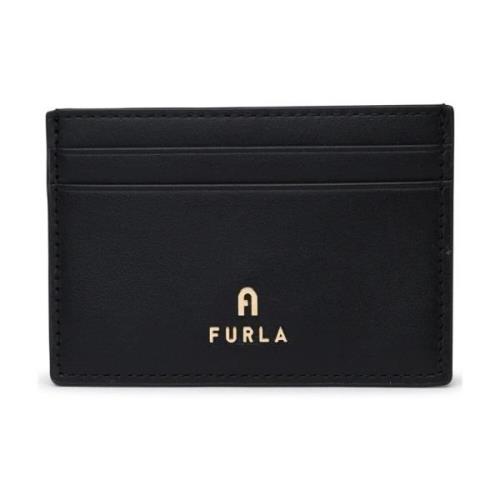 Portemonnee/kaarthouder Furla , Black , Dames