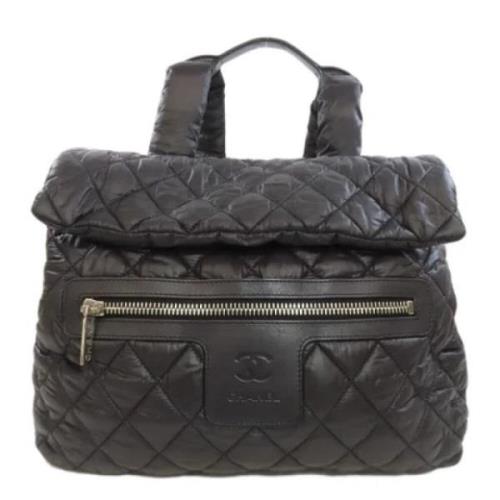 Pre-owned Fabric backpacks Chanel Vintage , Black , Dames