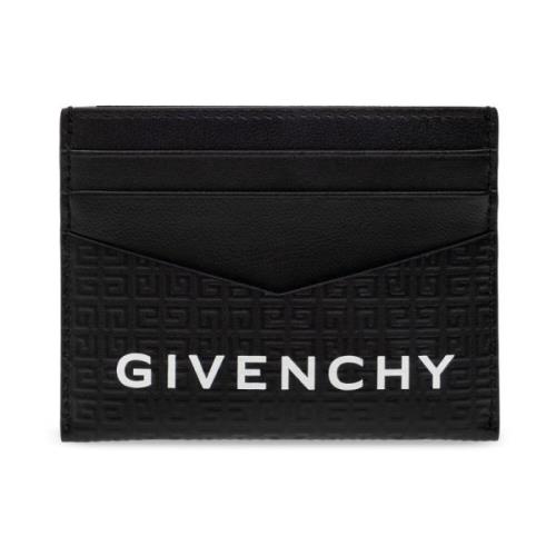 Kaarthouder met logo Givenchy , Black , Heren