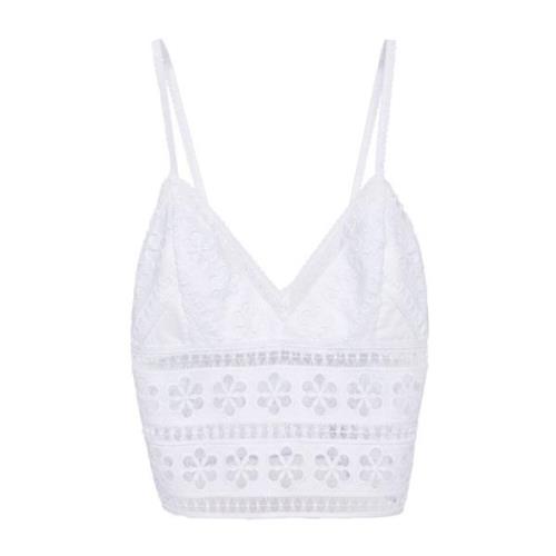 Witte Top voor Vrouwen Charo Ruiz Ibiza , White , Dames