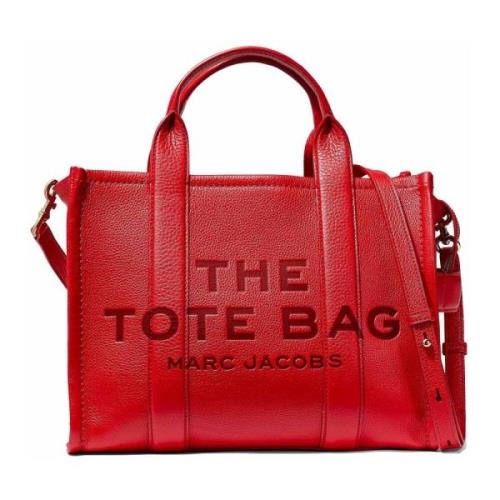 Rode leren tas met ritssluiting Marc Jacobs , Red , Dames