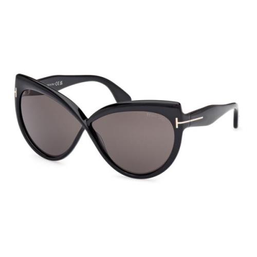 Zwart/Rook Beatrice Zonnebril Tom Ford , Black , Dames