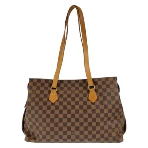 Pre-owned Canvas totes Louis Vuitton Vintage , Brown , Dames