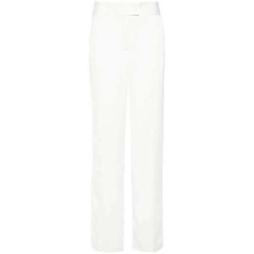 Kristalversierde Witte Broek Genny , White , Dames