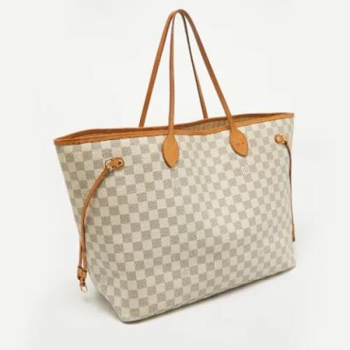 Pre-owned Canvas totes Louis Vuitton Vintage , Beige , Dames