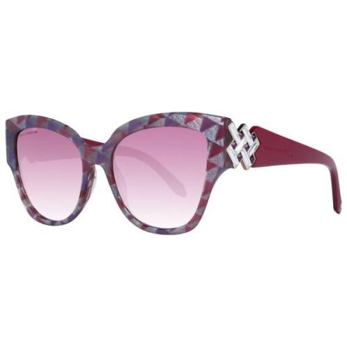 Paarse Cat Eye Zonnebril Swarovski , Purple , Dames