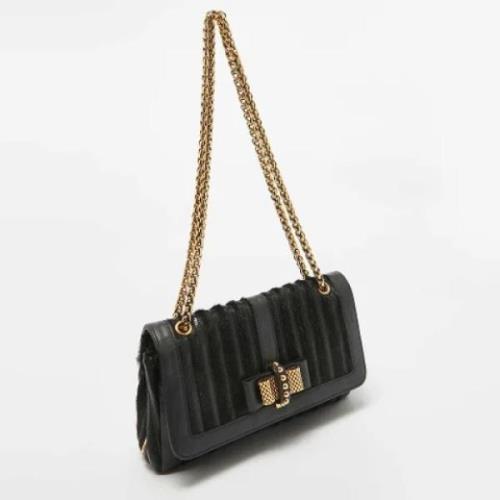 Pre-owned Leather shoulder-bags Christian Louboutin Pre-owned , Black ...