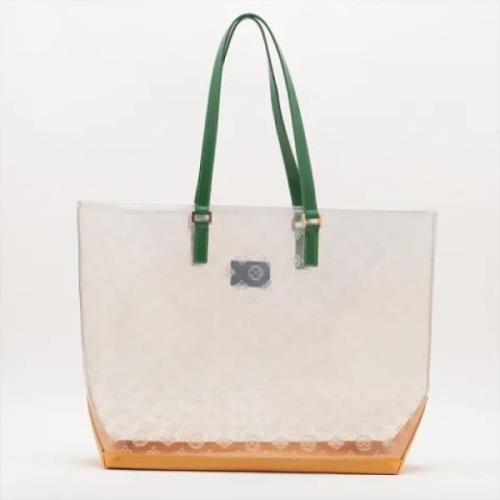 Pre-owned Leather louis-vuitton-bags Louis Vuitton Vintage , White , D...