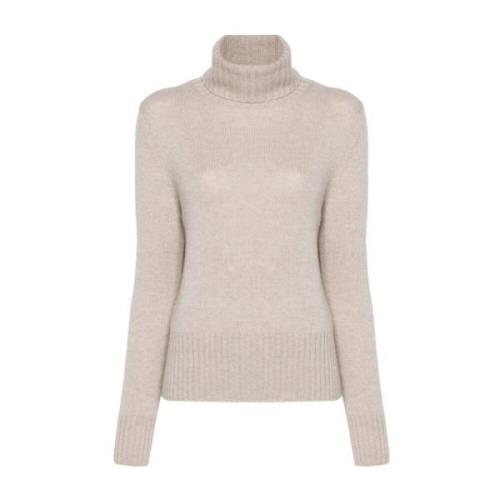 Gebreide Coltrui Sweater Allude , Beige , Dames