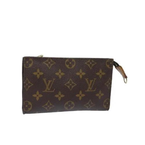 Pre-owned Canvas wallets Louis Vuitton Vintage , Brown , Dames