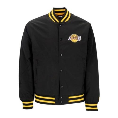 NBA Script Bomberjack Zwart/Paars New Era , Black , Heren