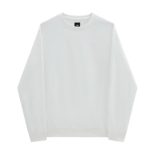 Basis Crew Fleece Sweatshirt Vans , White , Heren