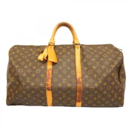 Pre-owned Fabric louis-vuitton-bags Louis Vuitton Vintage , Brown , Da...