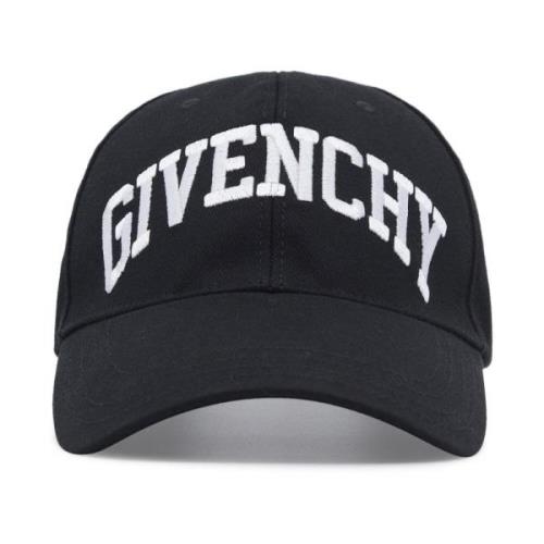 Geborduurde Logo Cap Givenchy , Black , Heren