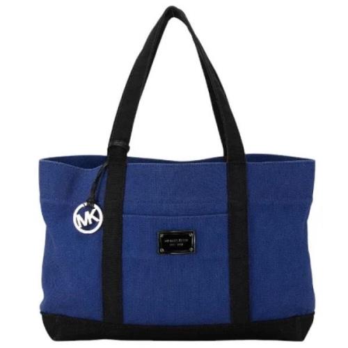 Pre-owned Canvas shoulder-bags Michael Kors Pre-owned , Blue , Dames