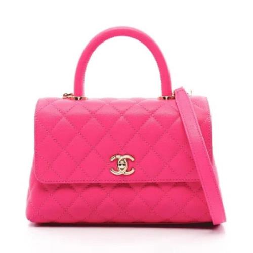 Pre-owned Fabric chanel-bags Chanel Vintage , Pink , Dames