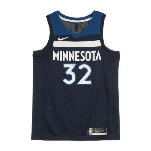 Basketbal Swingman Jersey Karl-anthony Towns Nike , Blue , Heren