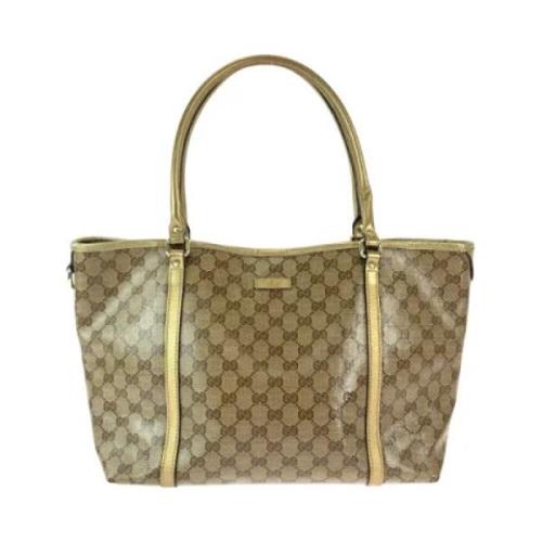 Pre-owned Canvas totes Gucci Vintage , Brown , Dames