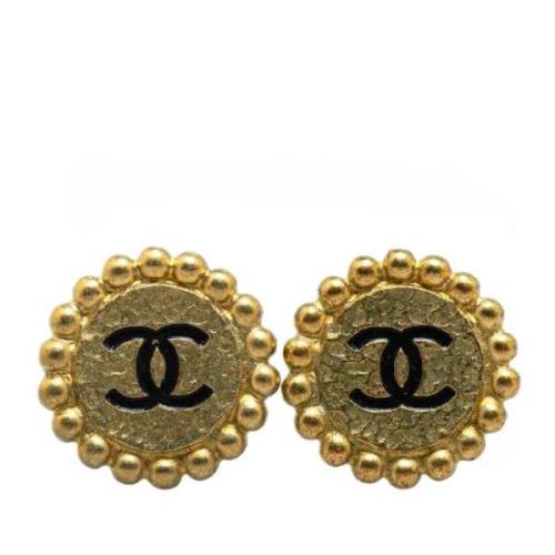 Pre-owned Metal chanel-jewelry Chanel Vintage , Yellow , Dames