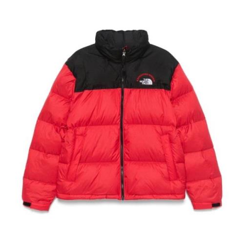 Retro Nuptse Jack Rode Jas The North Face , Red , Heren