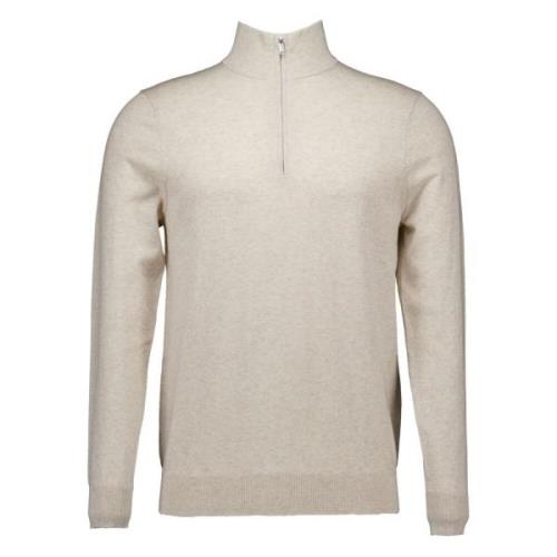 Beige Pullover Sweater Profuomo , Beige , Heren